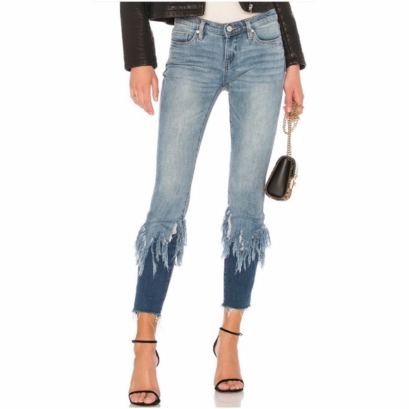 BLANK NYC SECRET WEAPON FRAYED IN BLUE BY REVOLVE SIZE 26 - Picture 2 of 8